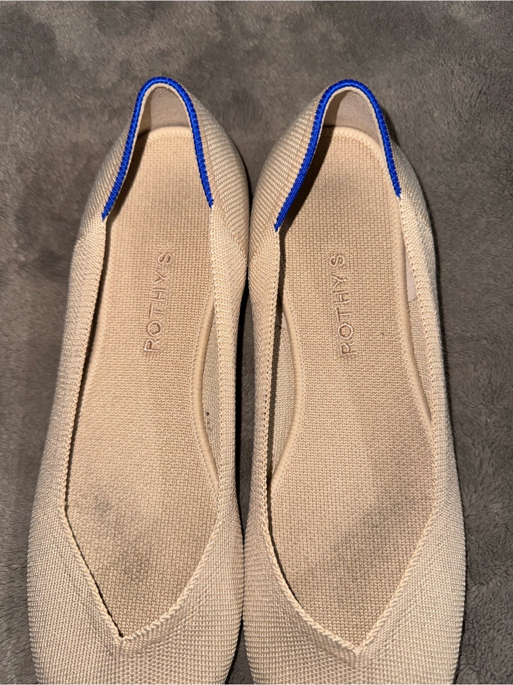 Rothy's Flats color Ecru sz W10 - Picture 3 of 9